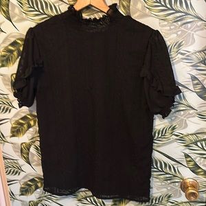 KK36 black blouse Darling medium med m